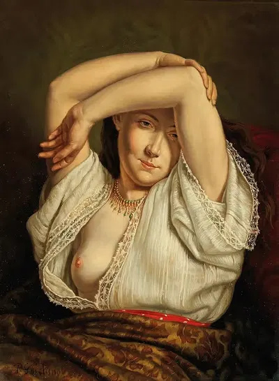 Соблазнительная женщина by Паоло Гайдано — digital art print download