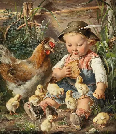 Zudringliche Gäste by Rosa Schweninger — digital art print download