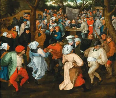 The Wedding Dance by School of Pieter Brueghel II — digital art print download