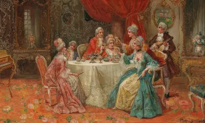 A Merry Company by Stephan Sedlacek — digital art print download