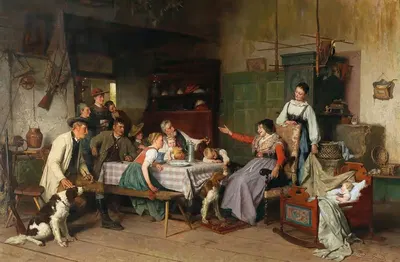 Good News In The Family by Théodore Gérard — digital art print download