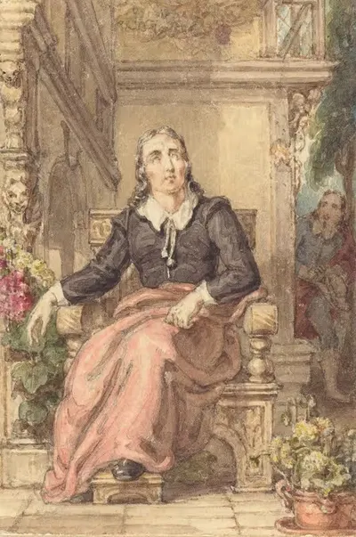 Слепой Мильтон by Томас Уинс, c. 1817 — digital art print download