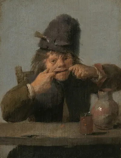 Youth Making a Face by Adriaen Brouwer — digital art print download
