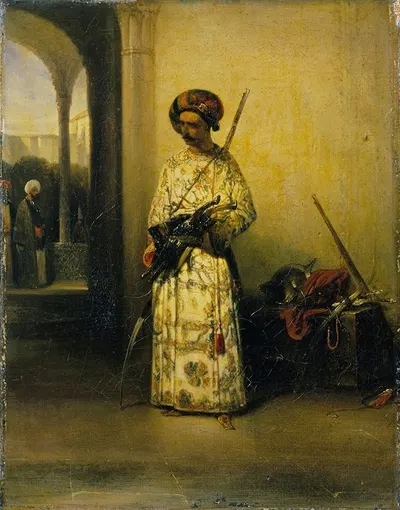 Солдат охраны визиря by Александр-Габриэль Декамп, c. 1826 — digital art print download