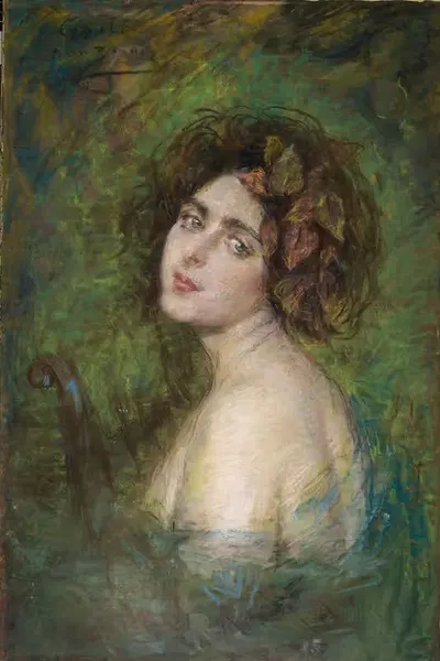 Цикада by Элис Пайк Барни, 1900 — digital art print download