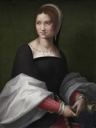 Портрет женщины by Андреа дель Сарто, c. 1518 — digital art print download