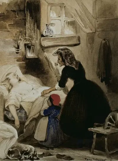 Прекрасный спящий by Антуан Жонно — digital art print download
