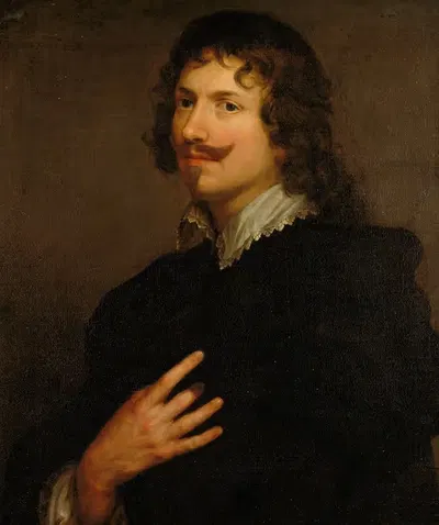 Портрет Адриана Ханнемана by Последователь Антони ван Дейка, c. 1630 — digital art print download