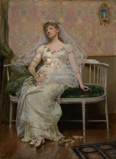 После приёма by Дуглас Фолк, 1887 — digital art print download