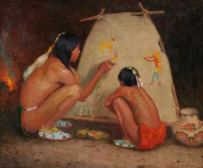 Indian Painter by Eanger Irving Couse — digital art print download