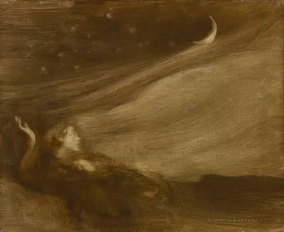 Созерцатель by Южен Каррьер, 1901 — digital art print download