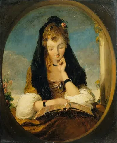 Нежный студент by Гилберт Стюарт Ньютон, 1829 — digital art print download