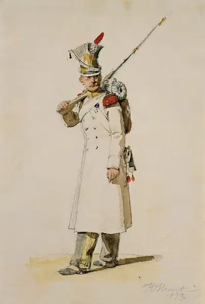 Гренадер Вислинского легиона by Гораций Верне, 1823 — digital art print download