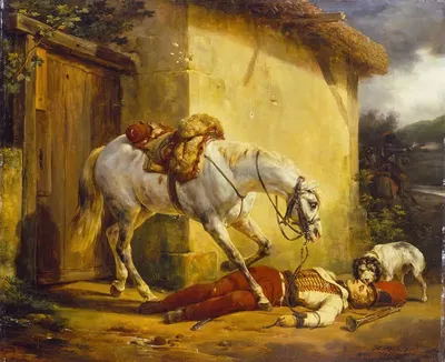 Раненый трубач by Гораций Верне, 1819 — digital art print download