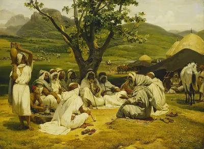 Арабский сказочник by Гораций Верне, 1833 — digital art print download