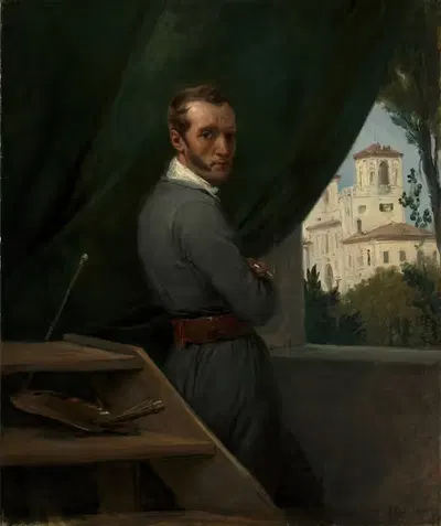Автопортрет в Риме by Гораций Верне, 1832 — digital art print download
