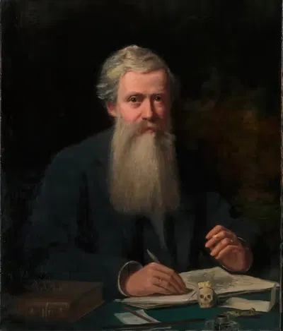Portrait of Elliot Coues by James Edward Barclay, 1898 — digital art print download