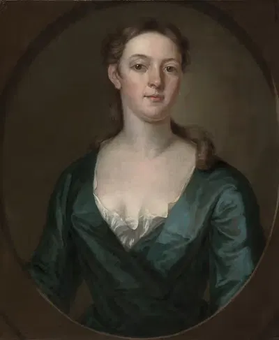 Portrait of a Woman (Judith Colman Bulfinch) by John Smibert, c. 1734 — digital art print download