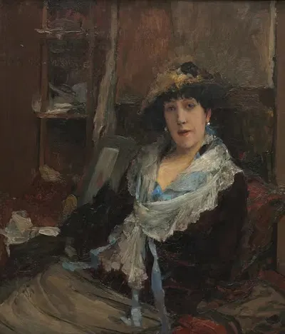 Мари Самари из театра Одэон by Жюль Бастьен-Лепаж, c. 1881 — digital art print download
