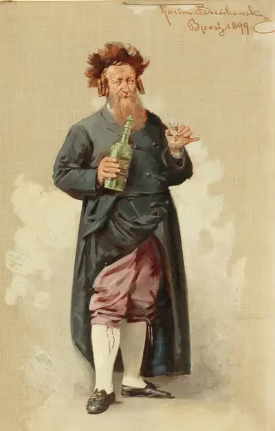 Хорошая капля by Казимир Беньковский, 1899 — digital art print download