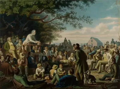 Речь на пне by Луи Адольф Готье, 1856 — digital art print download