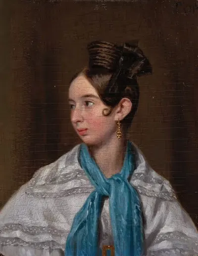 Элиза Пирсон Плейтер by Питер Кристоффель Вондер, c. 1837 — digital art print download