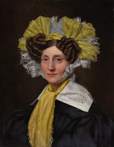 Mrs. Pearson [possibly Sarah Thompson Pearson] by Pieter Christoffel Wonder, c. 1837 — digital art print download