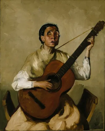 Blind Spanish Singer by Robert Henri, 1912 — digital art print download