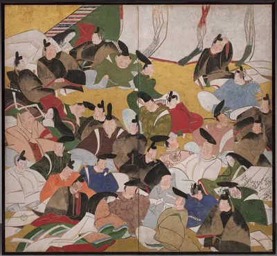 Thirty-Six Immortal Poets by Tatebayashi Kagei — digital art print download