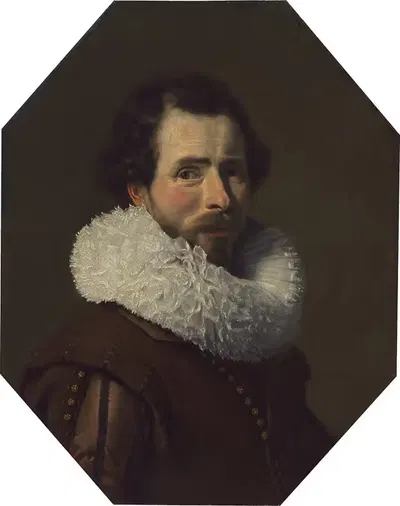 Портрет джентльмена в нарядном воротнике by Томас де Кейзер, 1627 — digital art print download