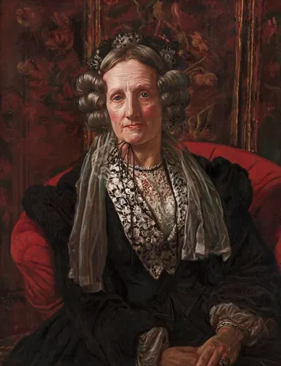Mrs. George Waugh by William Holman Hunt, 1868 — digital art print download