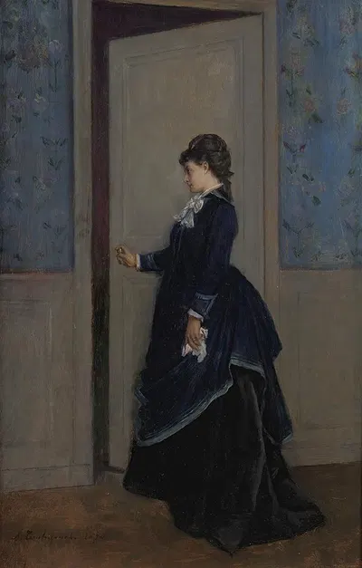 Элегантная дама by Огюст Тулмуш, 1894 — digital art print download