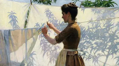 Тени by Чарльз Кортни Карран, 1887 — digital art print download