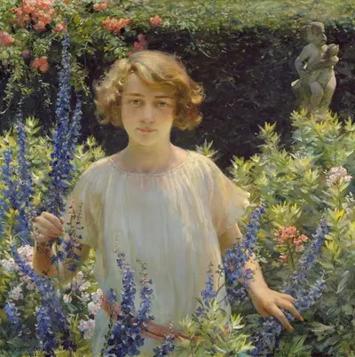 Бетти Гэллоуэр (Бетти Ньюэлл) by Чарльз Кортни Карран, 1922 — digital art print download