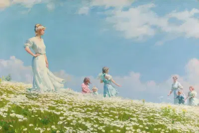 Лето by Чарльз Кортни Карран, 1906 — digital art print download