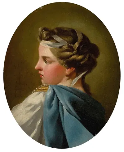 Portrait Of A Lady by Charles-André van Loo — digital art print download