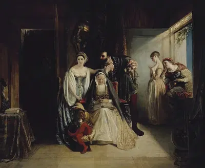 Франсис Первый и Диана де Пуатье by Даниэль Макиллис, 1834 — digital art print download
