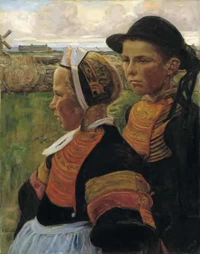 Брат и сестра, Пенмарк by Элизабета Нурс — digital art print download