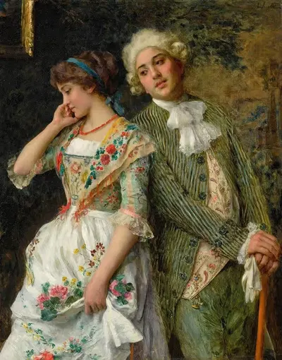 A Bashful Maiden by Federico Andreotti — digital art print download