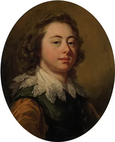 Portrait of a young man, bust-length by Francis Cotes — digital art print download