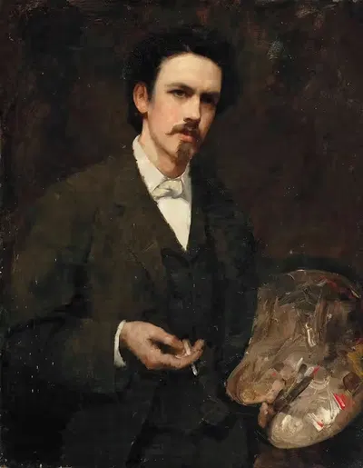 Портрет сэра Джеймса Джебузы Шеннона by Фрэнк Маркхэм Скипворт, 1885 — digital art print download