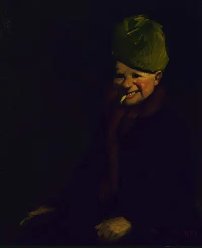 New Year's Shooter by George Luks, 1917 — digital art print download