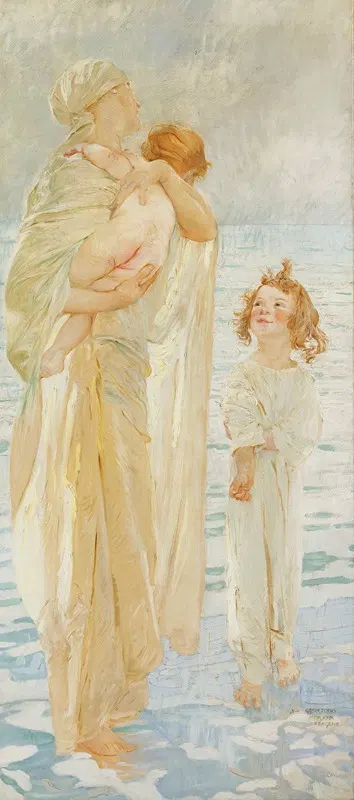 Семья by Джулио Аристида Сарторио — digital art print download