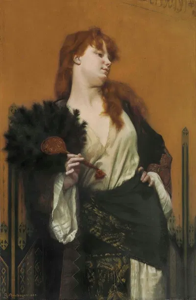 Пленница by Гюстав Буланже, 1883 — digital art print download