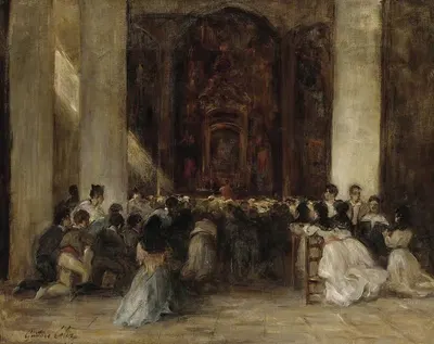 Mass by Gustave Henri Colin — digital art print download
