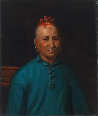 Киш-Калло-Уа (семья алгонкинского племени шони) by Генри Инман, 1832-1833 — digital art print download
