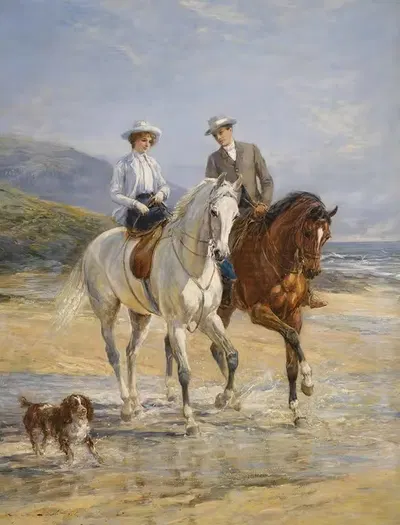 Pleasant Company by Heywood Hardy, 1906 — digital art print download