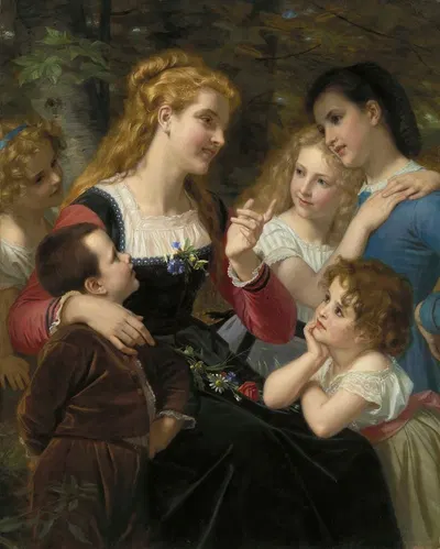 Детские сказки by Юг Мерль, 1874 — digital art print download