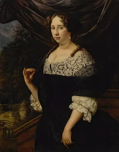 Portrait Of A Lady by Johannes Vollevens — digital art print download