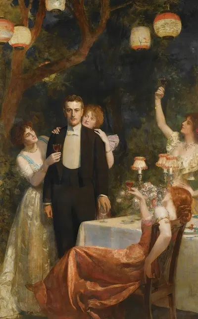 The Garden Of Armida by John Collier — digital art print download